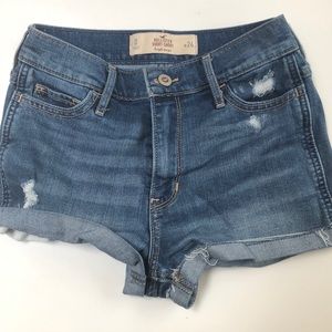 Hollister short short denim high-rise